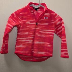 Under Armour Kids Pink and White Sweater